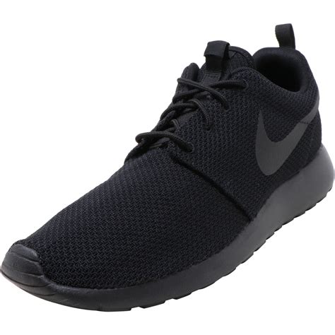 solid black men's nike shoes